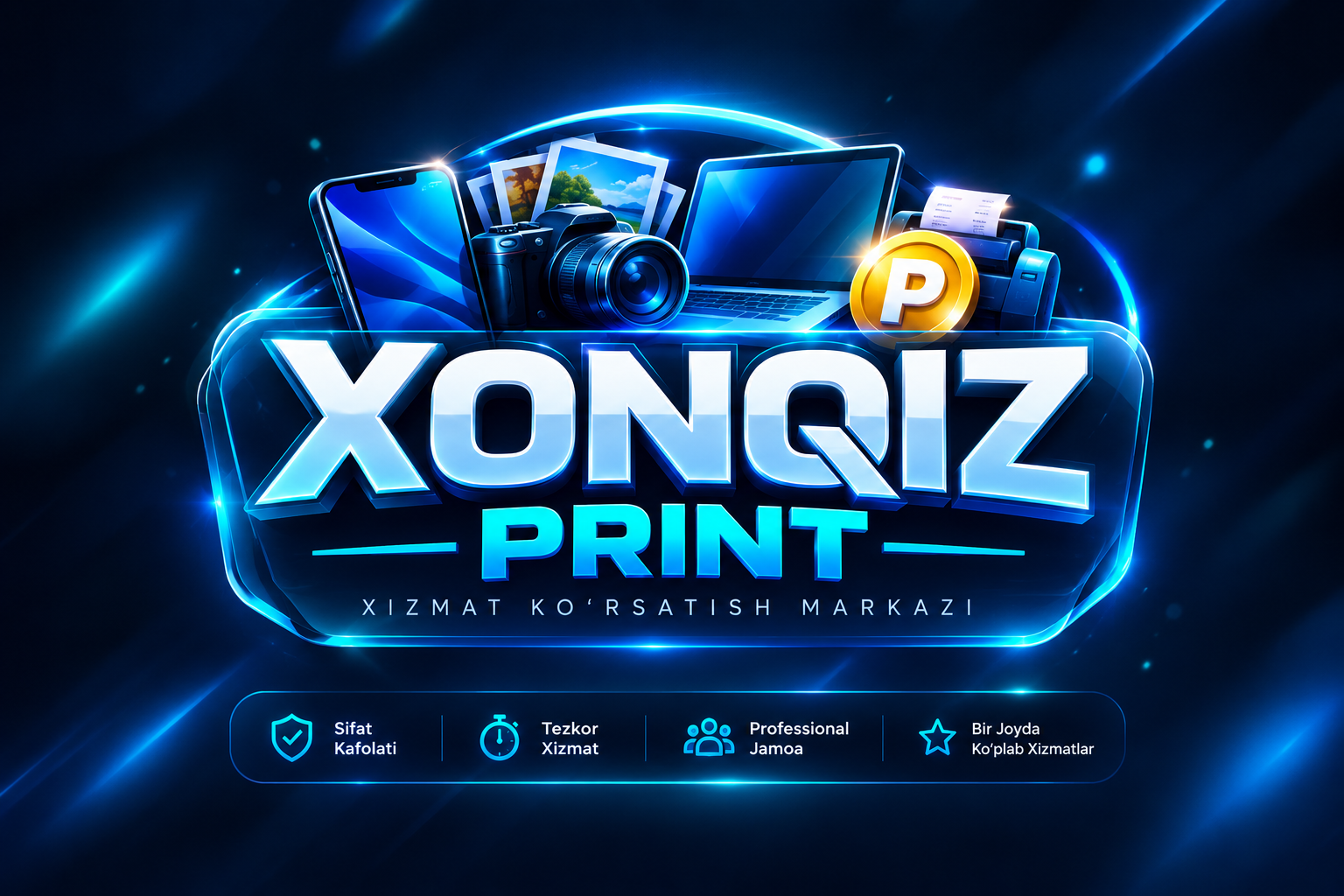 Xonqiz Print logotipi